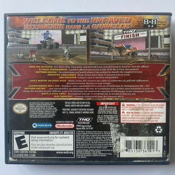 MX VS ATV Untammed Nintendo DS Video Game - Picture 4 of 4